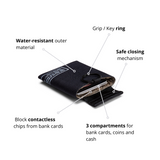 RFID Safe Wallet - Grüner Druck
