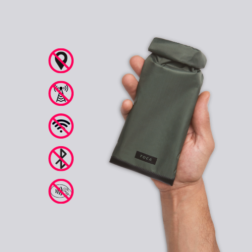 TOCA No Signal Sleeve - RFID-Blocker & Anti-Tracking Faraday-Tasche,  Datenschutz Handy-Hülle, EMF Abschirmung, Laptop Schutzhülle, Keyless Go  Schutz